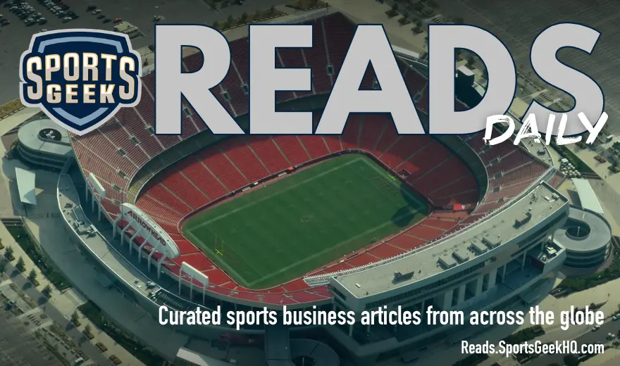 Aerial view of Arrowhead Stadium in Kansas City
