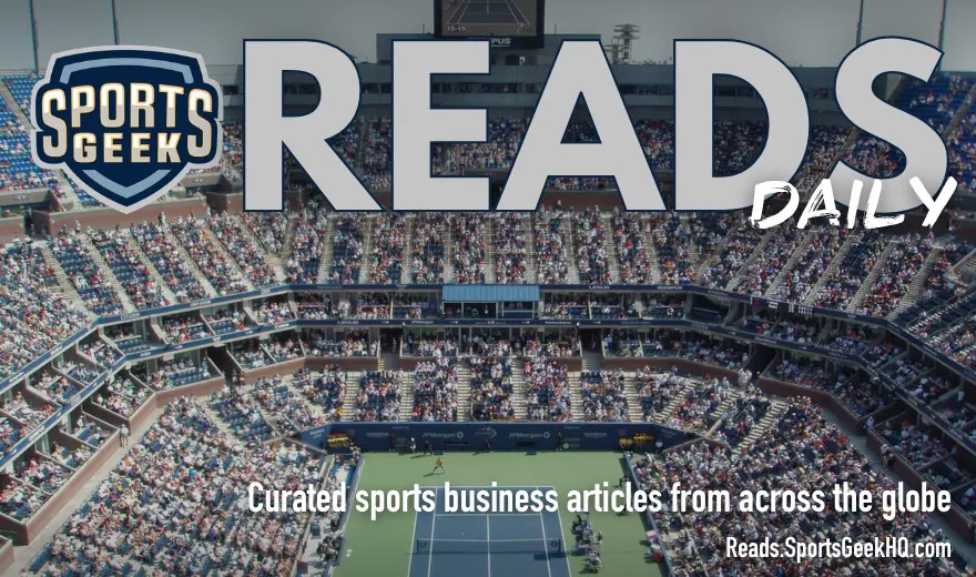 Arthur Ashe Stadium during the 2007 US Open with a packed crowd and tennis court