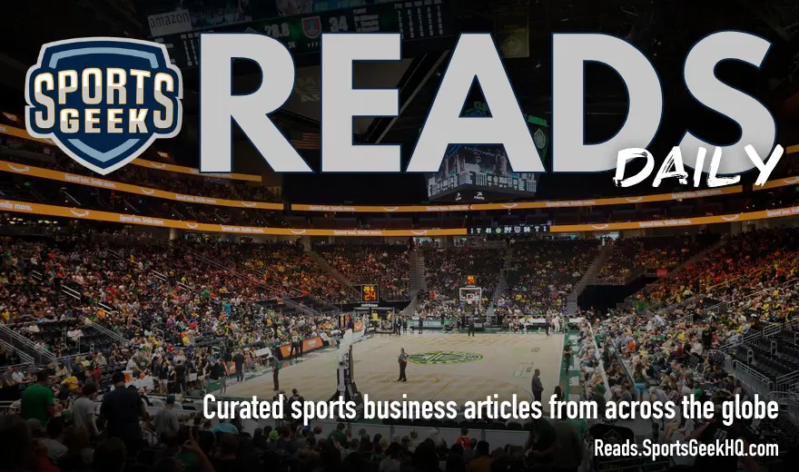 SG Reads Daily feature image of Seattle Storm and Atlanta Dream at Climate Pledge Arena