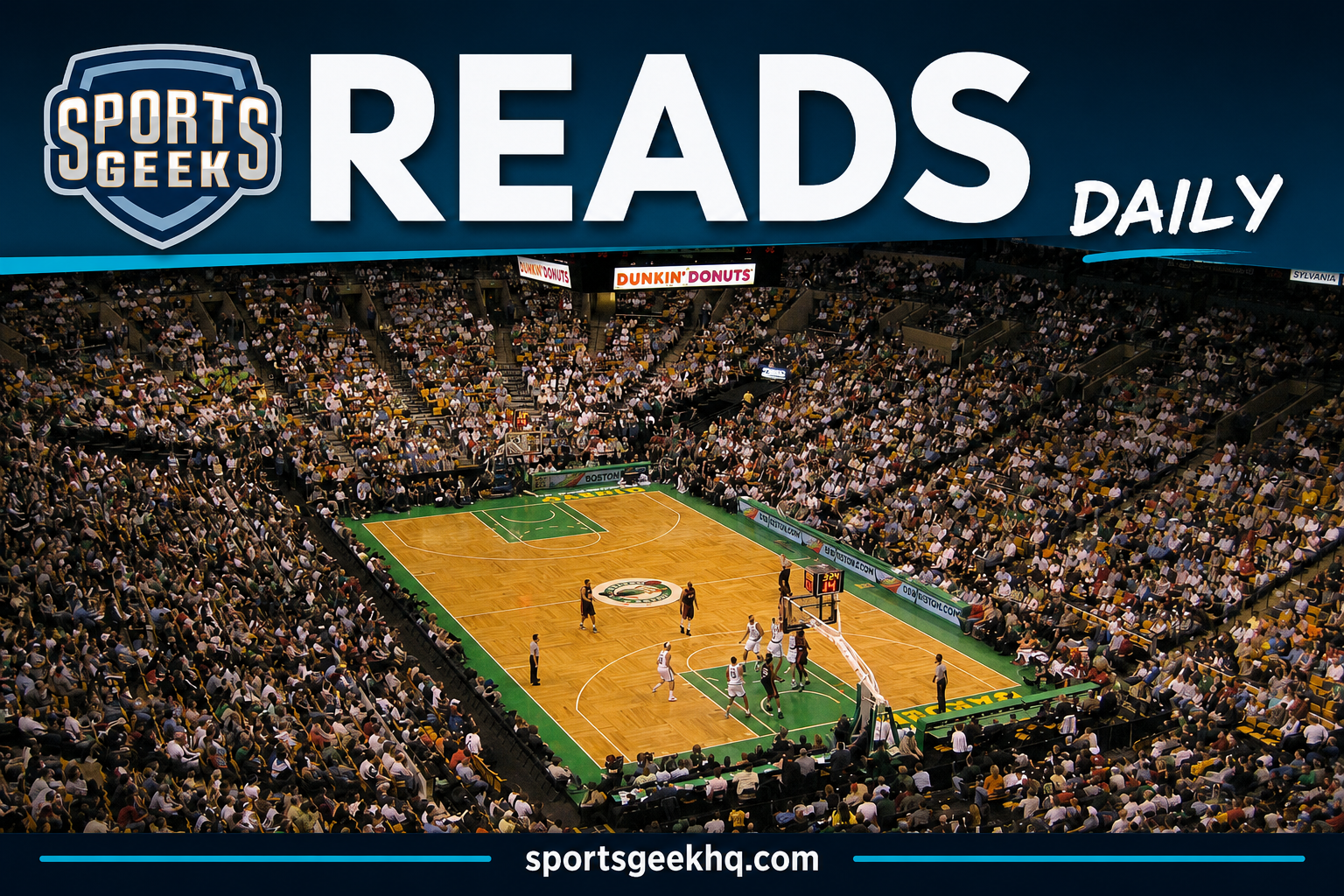 Sports Geek Reads Daily basketball feature image based on Celtics–Heat NBA game archival photo