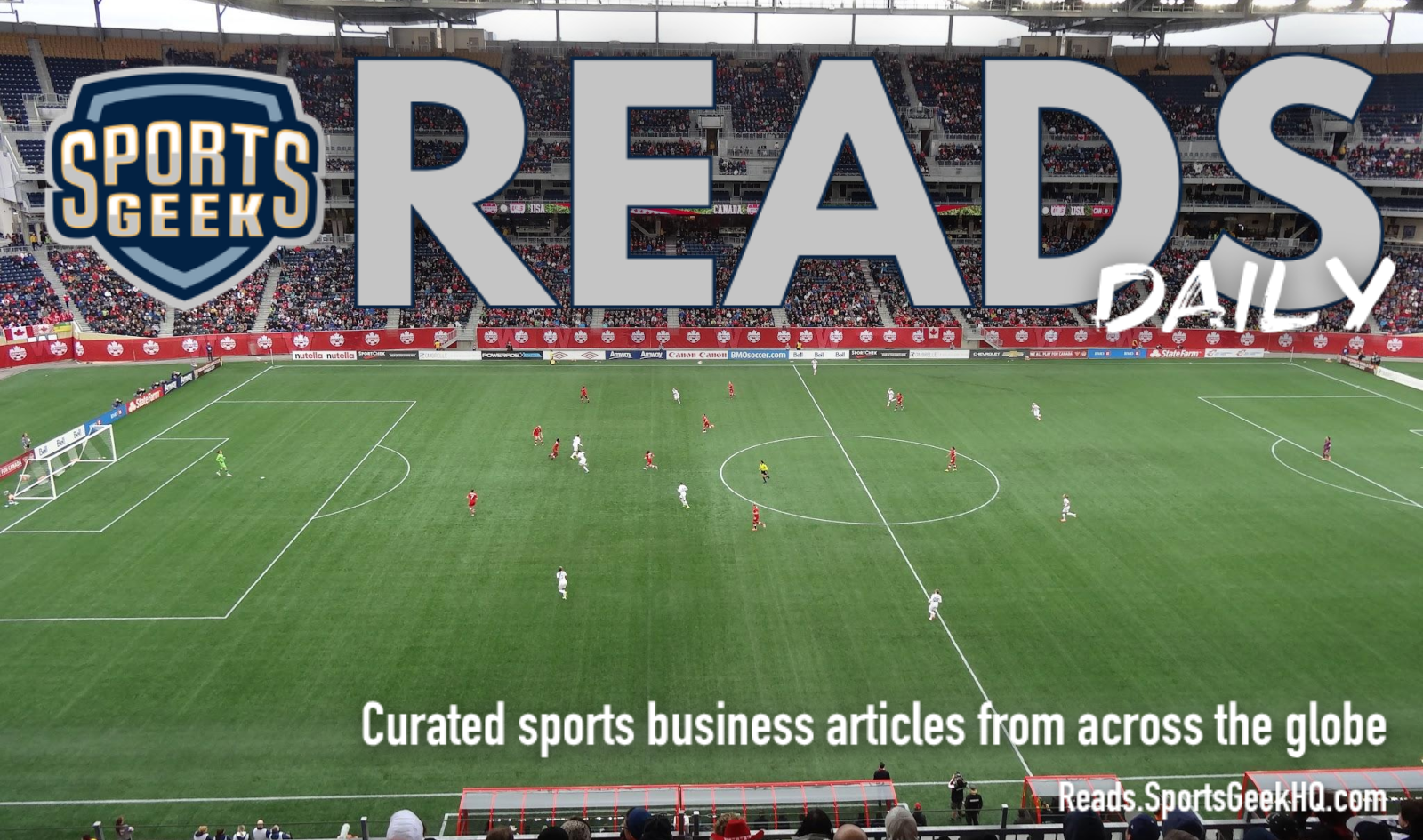 Sports Geek Reads Daily feature image for post 22634; File:Investors Group CANnwt vs USnwt centre pitch.JPG photo with original transparent branding overlay