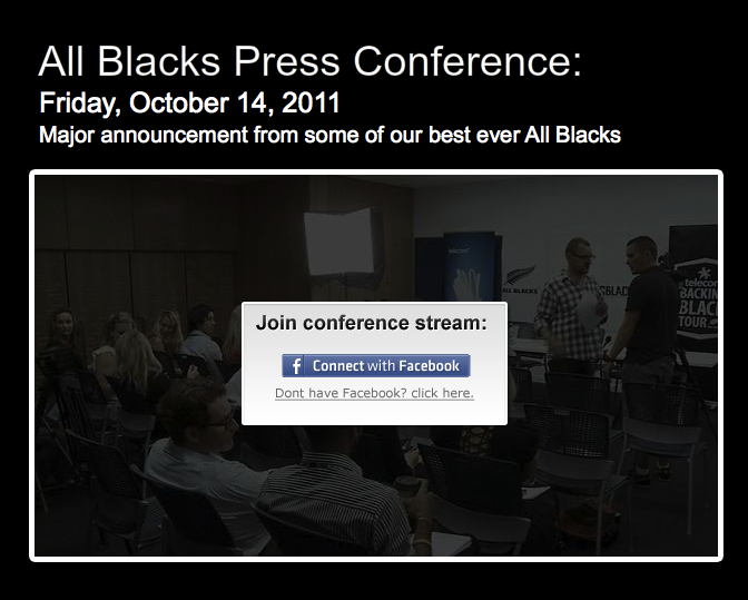 All- Blacks Press Conference - Start