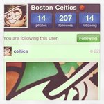 Celtics first team to embrace Instagram