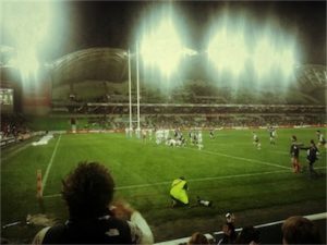Try Time at Rebels Game at AAMI Park - one of the many stadiums I have checked into