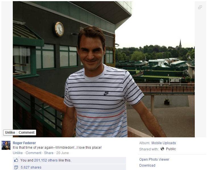 Roger Federer - Back at Wimbledon!