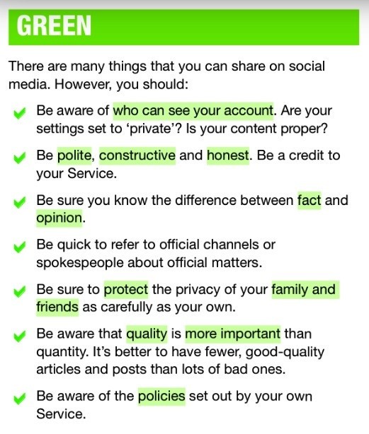 Social Media Green Guide