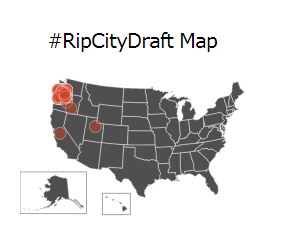 Portland Trailblazers - #RipCity Draft Map