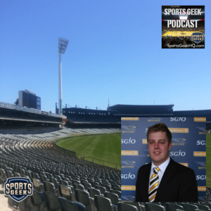 We chat to Matthew Gepp from West Coast Eagles from inside Patersons Stadium