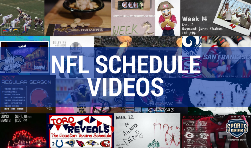 NFL Schedule Videos