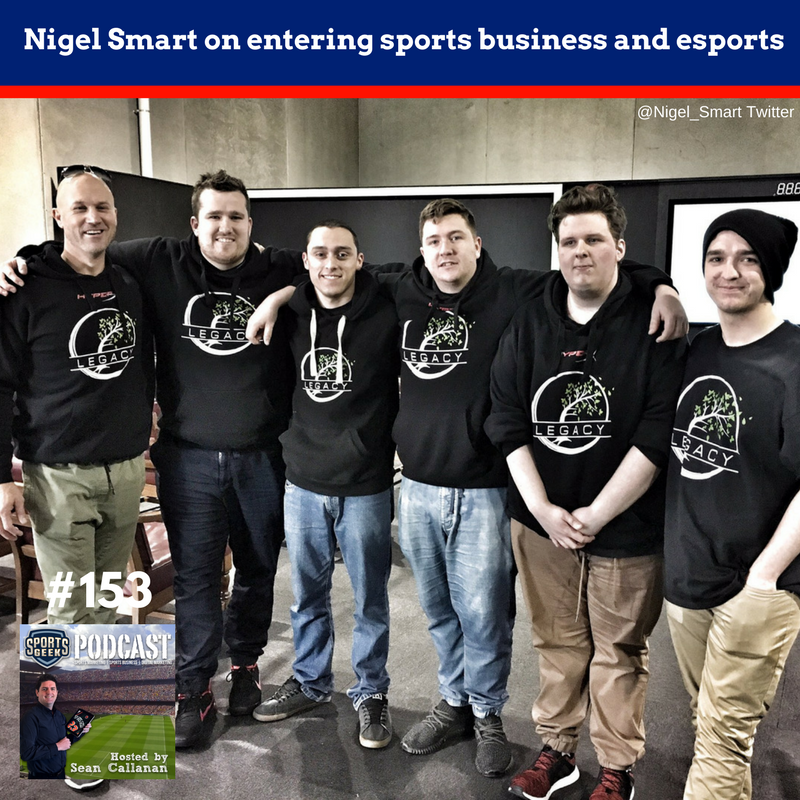 Nigel Smart on entering sports business and esports