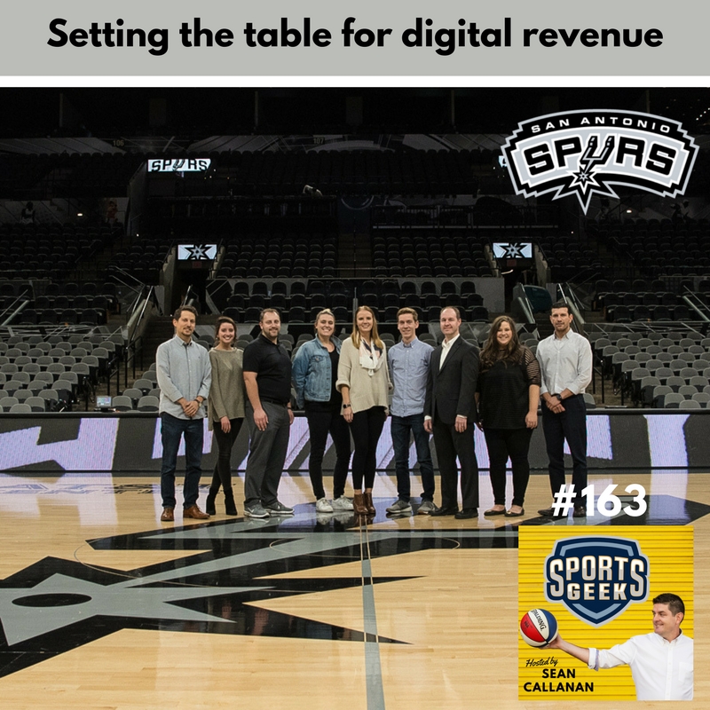 Doug O'Donnell on Sports Geek Doug O'Donnell from San Antonio Spurs on setting the table for digital revenue