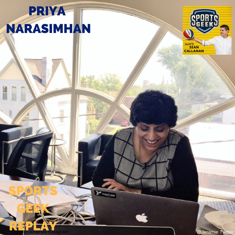 Priya Narasimhan on Sports Geek Replay Priya Narasimhan on Sports Geek Replay