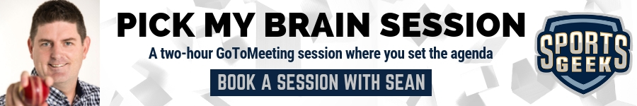 Pick My Brain session with Sean Callanan